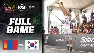 Mongolia v Republic of Korea | Men | Full Game | FIBA 3x3 Asia Cup 2022 | 3x3 Basketball