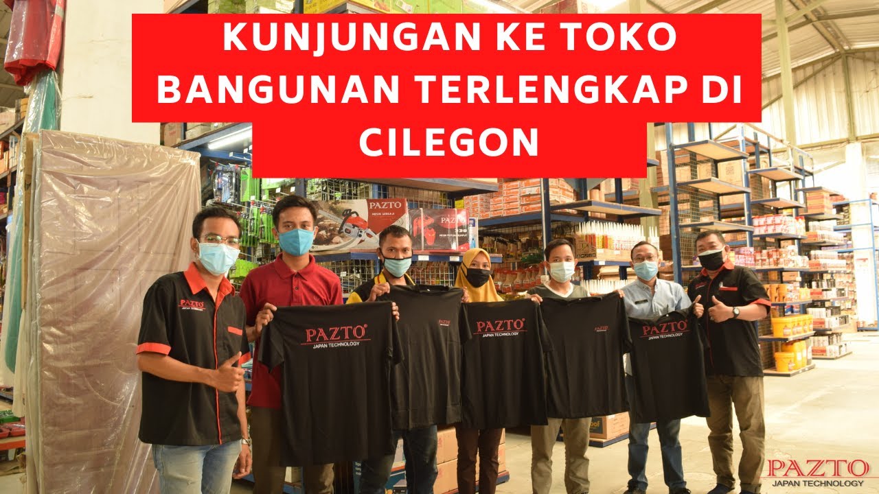Kunjungan ketoko bangunan terlengkap di cilegon, dan ternyata ada PAZTO !!!