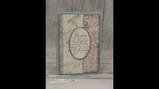 Very Versailles - Technique: Embossing With Toilet Roll