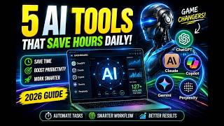 Stop Wasting Time! These 5 AI Tools Do the Work for You