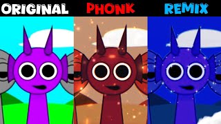 Incredibox Sprunki Durple Original vs Remix vs Phonk