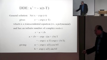 CAM Colloquium - Richard Rand: Differential-Delay Equations