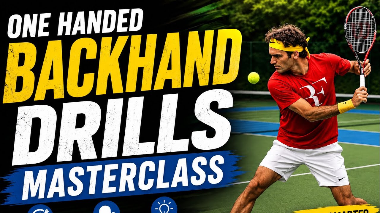 The Ultimate One-Handed Backhand Drill Masterclass - YouTube