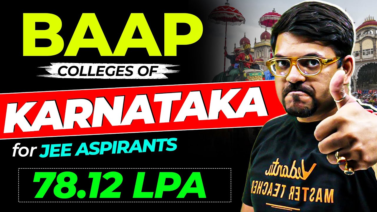 Karnataka's TOP Engineering Colleges REVEALED | JEE 2026 | KCET | COMEDK | Harsh Sir