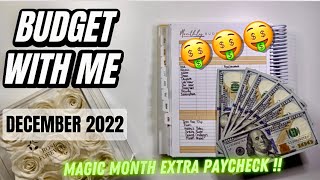 BUDGET WITH ME |December 2022 | MONTHLY RESET Payday Routine | How To Create A Budget for Beginners