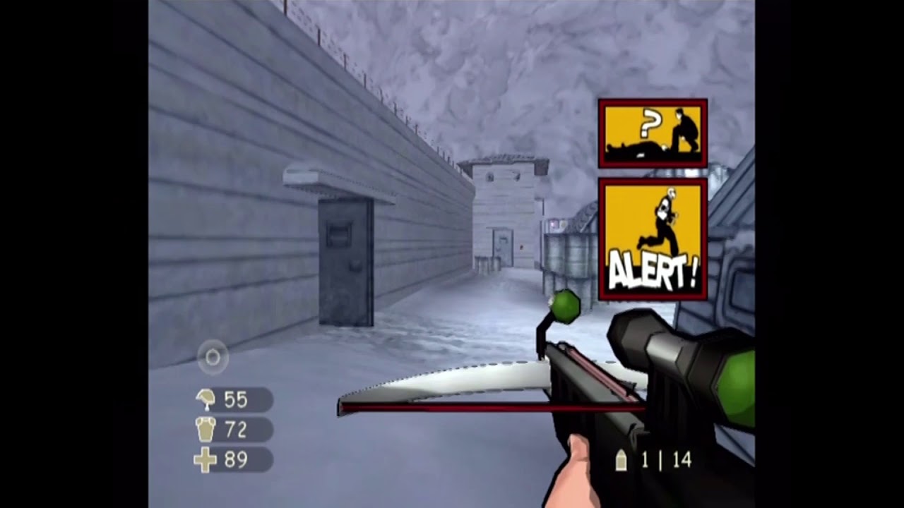 XIII Playthrough (GameCube) - Emerald Base Roof