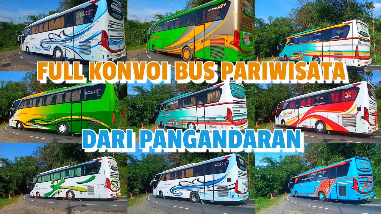 Konvoi Bus Pariwisata: Simfoni Roda di Jalan Raya