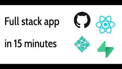 Build a full stack web app in 15 minutes with Github, React, Netlify, and Supabase