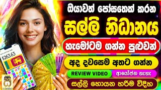 Fundraising website review| Emoney Sinhala| Adara|Earn money online SL| salli hoyana widi #sakkaraya