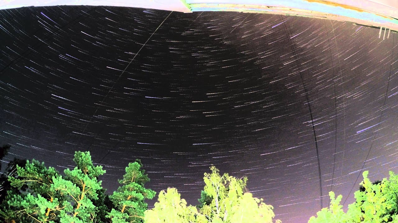 Nightlapse gopro hero4 star stails in 4k YouTube