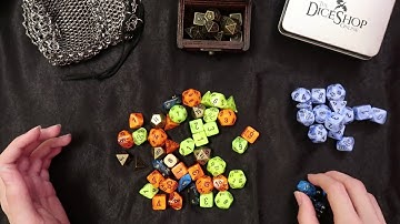 Rolling and Rambling: Dice Sounds ASMR (soft spoken, minimal talking)