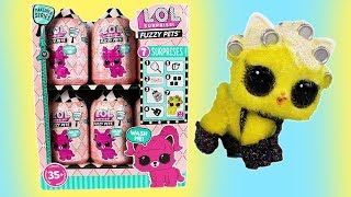 LOL Surprise Fuzzy Pets Makeover Series Whats inside a Full Box