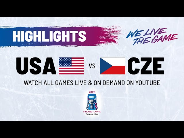 Highlights | USA vs. Czechia | 2023 #IIHFWorlds