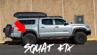 How to Fix Rear Sag on a Tacoma