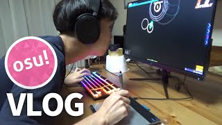 A Day In The Life of a &quot;WASHED&quot; osu! Player - Hugofrost Vlog #2