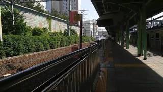 (17-514) KTX 산천 402, 111호기 중련편성 구로역 통과영상