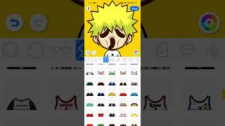 Olha esse Naruto (app superme) #shorts #naruto #7MZ #superme