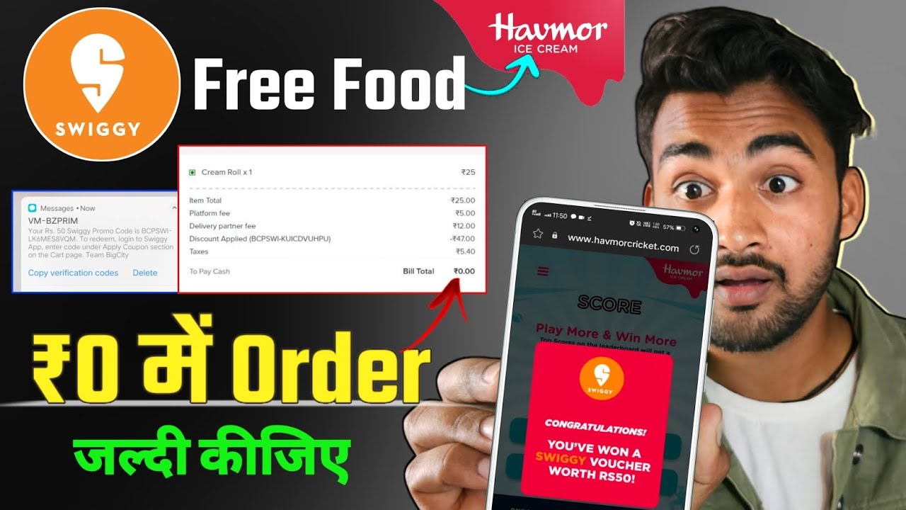 Havmor Cricket Swiggy Offer Swiggy Free Coupon Code Swiggy Free Havmor Cricket Swiggy Offer Swiggy Free Coupon Code Swiggy Free