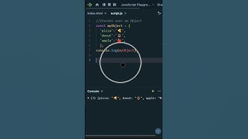 JavaScript Tricks | Iterate through an Object | #shorts #codingshorts