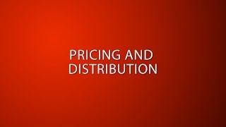 10. Pricing and distribution
