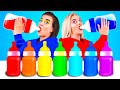 Tantangan Gila BOTOL PERMEN JELLY! | Mukbang Enak dengan Botol Berwarna oleh BooBoom Challenge