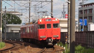 名鉄6011F 1450ﾚ普通犬山 犬山駅付近