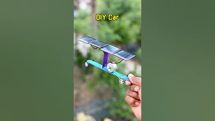 How to Make a Mini Solar Powered Car | Easy DIY Project for Beginners #shorts #solar #car #project