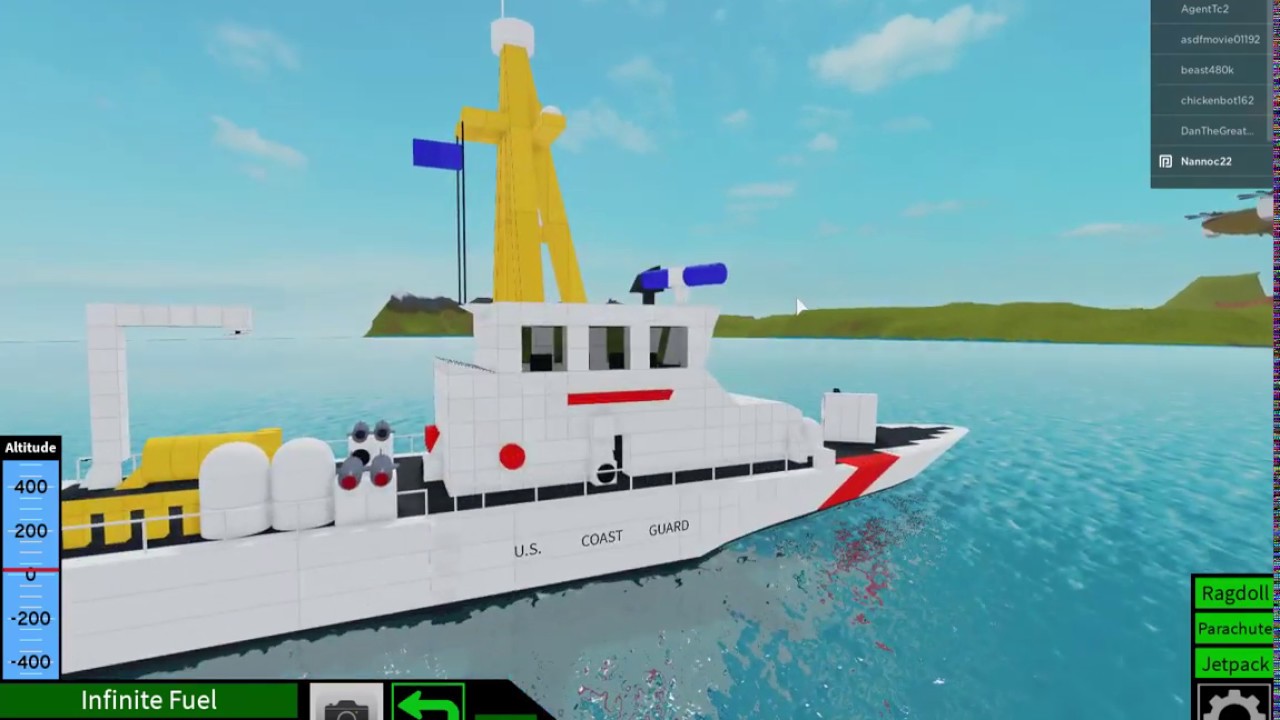 Us Coast Guard Boat Demo Roblox Plane Crazy Youtube - roblox plane crazy sinking ship