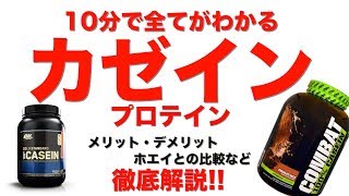 10分で全てがわかる【カゼイン】プロテイン!! 徹底解説!!