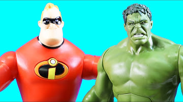 Mr. Incredible Teams Up With Hulk | The Joker Turns Giant From Slime
