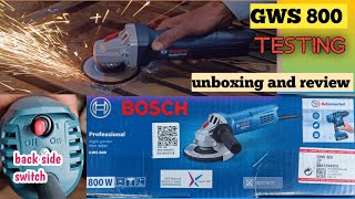 Unpacking / unboxing test cordless cut and Grind Bosch Easy
