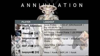Warframe - Conclave 135 - Competitive Match