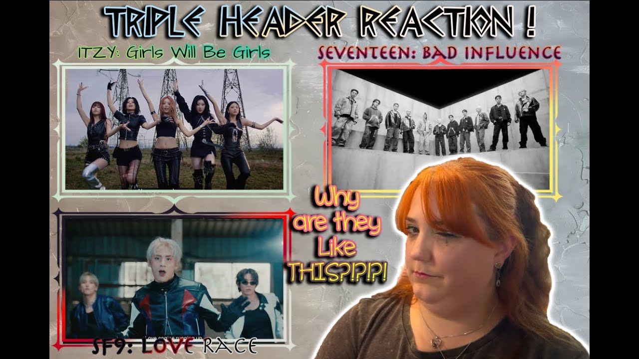 ITZY Girls Will be Girls 🔥 Seventeen Bad Influence Prod. Pharrell 💎 SF9 LOVE RACE 🏍️ HONEST reaction