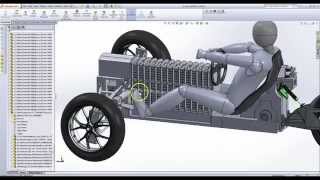 Tilting Three Wheeled Electric Car Suspension 3.0