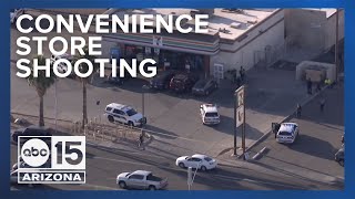 Man taken to hospital after shooting at Phoenix convenience store