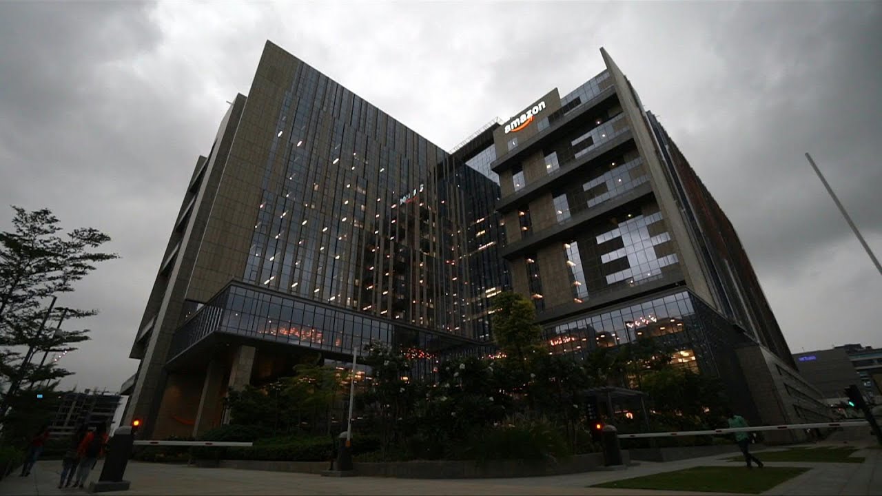 Amazon bets big on India with megaoffice AFP YouTube