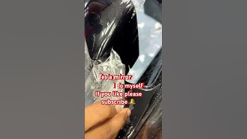 Tesla mirror, PPF #cars #ppfprotection #uae #ppf #automobile #installation #luxurycars ￼