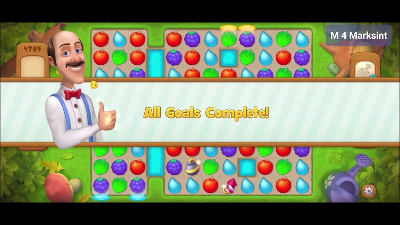 PLAYRIX GARDENSCAPES || GARDENSCAPES Level clearing || Marathon LEVEL Clearing || From 4780 to 4784
