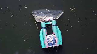 Trash Robot: The garbage collection robot can be controlled by anyone through the web