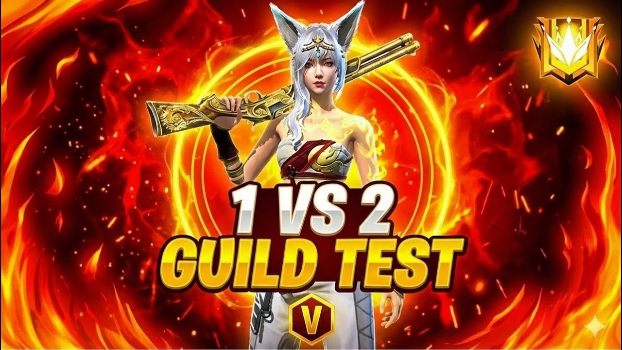 1VS2 GUILD TEST FREE FIRE LIVE CUSTOM ROOM GIVEAWAY | FF LIVE TEAM CODE ...