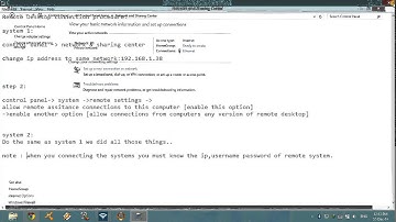 Steps to learn how to configure Remote Desktop Connection in Windows 8 to Windows 7