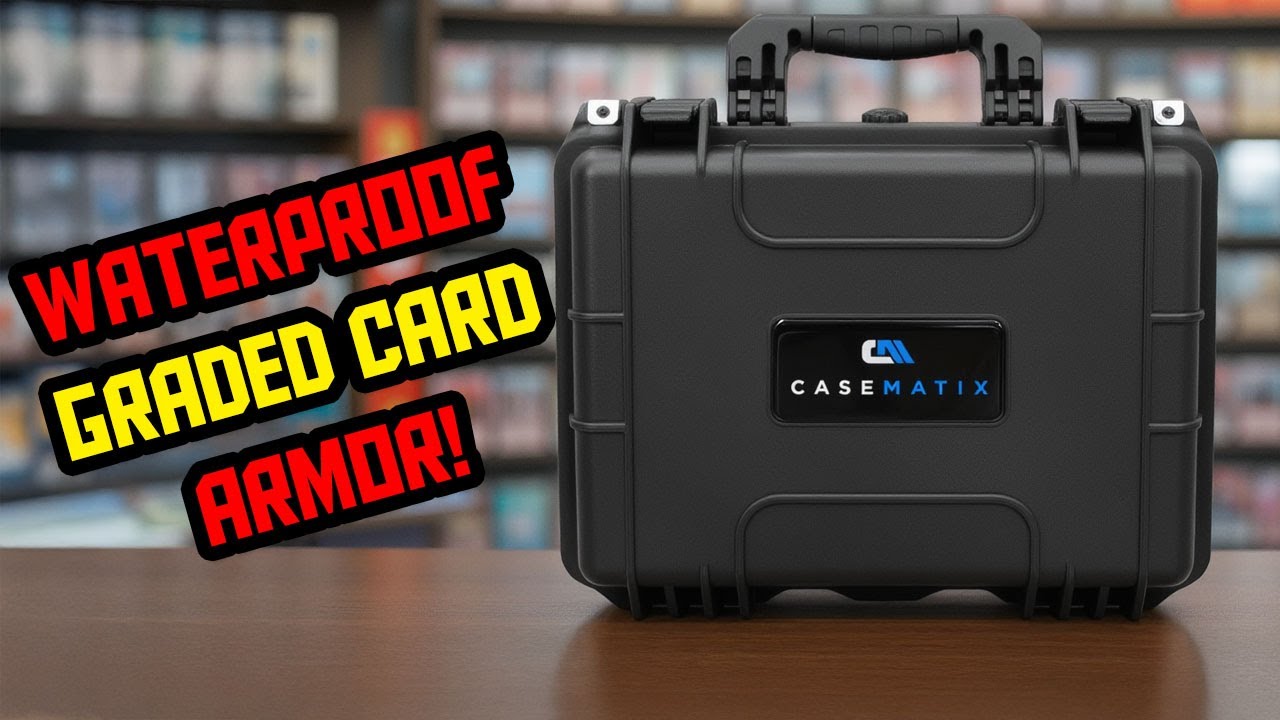 CASEMATIX 16" Graded Card Case Pro Compatible with 100+ Graded Card Slabs