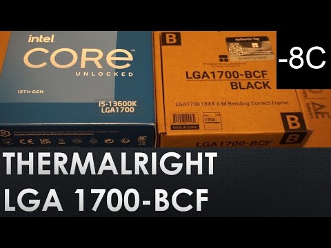 Improving 13600K Cooling With ThermalRight BCF Contact Frame