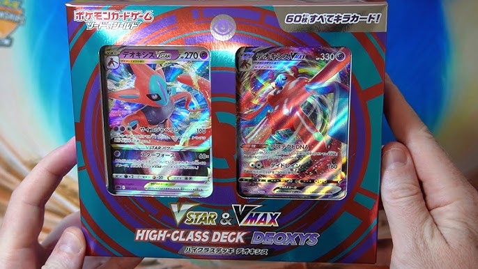 Pokémon TCG Reveals Deoxys VSTAR & VMAX High-Class Deck