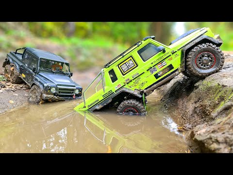 MUD BATTLE - Traxxas TRX6 vs YIKONG YK6101 6x6