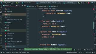101 Theming Applying FontFamily to All TextTheme Properties Themes in Flutter