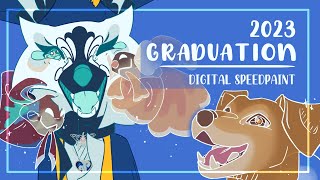 2023 Graduation - Digital Speedpaint @ButterflyDraws