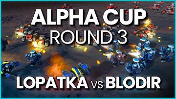 Alpha Cup Round 3 - Lopatka vs Blodir - 1v1 Beyond All Reason Cast!