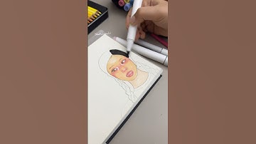 Drawing TWICE Dahyun in My Sketchbook | K-Pop Fanart #sketchbook #art #markers