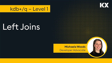 Intro to kdb | Joins | Left Join